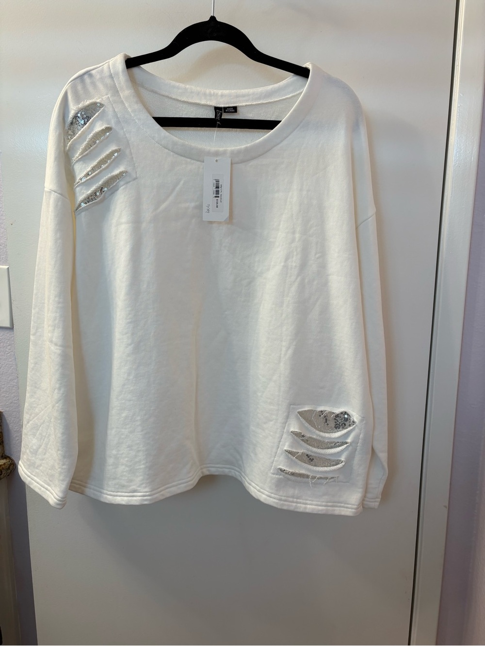 Ethyl Sweater S/M NWT PTP 26-27-Length 26 (TOP ONLY)